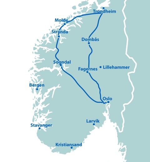 Reise mit Ferienwohnung in Stranda - 15 Tage ab/bis Oslo